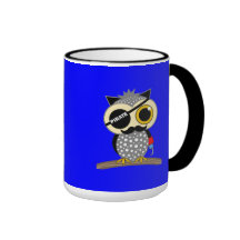 cute pirate owl mugs