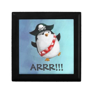 Cute Pirate Penguin Gift Boxes