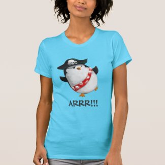 Cute Pirate Penguin T-shirt