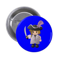 Cute Pirate buttons