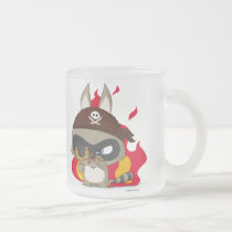 Cute pirate raccoon anime cartoon character mug mugs