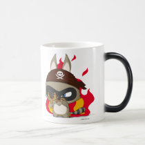 Cute pirate raccoon anime cartoon character mug mugs