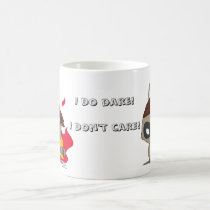 Cute pirate raccoon anime cartoon coffee mug mugs