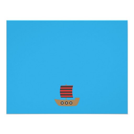 Cute Pirates Boys and Girls Birthday Party Invites