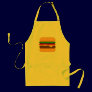Cute Pixel Art Burger Time Apron