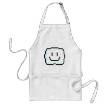 Cute Pixel Cloud Apron