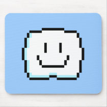 Cute Pixel Cloud Mouse Mat