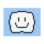 Cute Pixel Cloud postcards