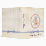 cute plaid flowers Binder binders