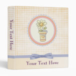 cute plaid flowers Binder binders