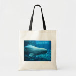 Cute Playful Beluga Whale In Aquarium At Georgia Canvas Bags