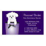 Cute Pocket Puppy Dog Business Card Templates