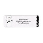 Cute Pocket Puppy Dog Custom Return Address Labels