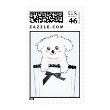 Cute Pocket Puppy Dog Stamps
