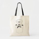 Cute Pocket Puppy Dog Tote Bag