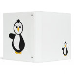 Cute Pointing Penguin Vinyl Binder