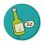 Cute Poison Bottle Refrigerator Magnet