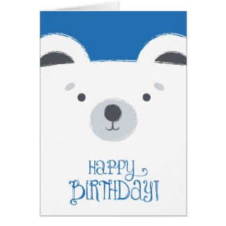 Polar Bear Happy Birthday Cards | Zazzle
