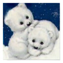Cute Polar Bear Cubs posters