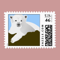 Cute Polar Bear stamps