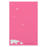 Cute Polar Bear Stationery: Always there for you