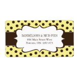 Cute Polk a Dot Shipping Labels