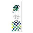 Cute Polka Dot Butterfly Bookmark business cards