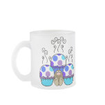 Cute Polka Dot Cupcake Monster Mug