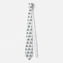 Cute Polka Dot Cupcake Monster Tiling Neck Tie