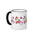 Cute Polka Dot Dinosaur Mug