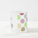 Cute Polka Dot Flowers Mug