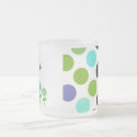 Cute Polka Dot Flowers Mug