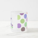 Cute Polka Dot Flowers Mug