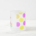 Cute Polka Dot Flowers Mug