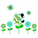 Cute Polka Dot Flowers Ornament