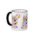 Cute Polka Dot Kitty Cat Mug