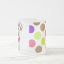 Cute Polka Dot Kitty Cat Mug
