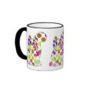 Cute Polka Dot Kitty Cat Mug