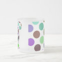 Cute Polka Dot Kitty Cat Mug