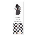 Cute Polka Dot Puppy Dog Bookmark business cards by polkadotpizazz Cute Polka Dot Puppy Dog Bookmark business cards