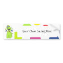 Cute Polka Dot Puppy Dog Bumper Sticker