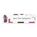 Cute Polka Dot Puppy Dog Bumper Sticker