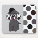 Cute Polka Dot Puppy Dog Mousepad