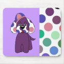 Cute Polka Dot Puppy Dog Mousepad