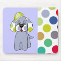Cute Polka Dot Puppy Dog Mousepad
