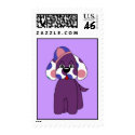 Cute Polka Dot Puppy Dog Postage Stamp