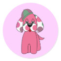 Cute Polka Dot Puppy Dog Sticker