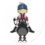 Cute Polo Player Sticker