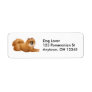 Cute Pomeranian Dog Label