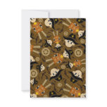Cute Poncho Cowboy RSVP Card Custom Invites